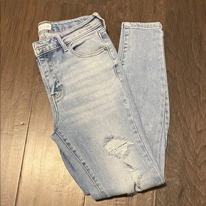 Cello Light Blue Ripped Skinny Jeans